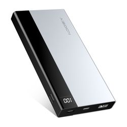 Aibocn Portable Charger 13000mAh USB C Power Bank Digital LED Display External Battery Pack for iPhone 12 iPad Samsung Galaxy Android Phones Tablet