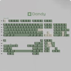 Gmk Dandy Rd2 Mechanical Keyboard Keycaps 