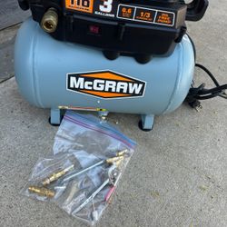 Mc Graw 3 Gallon Compressor