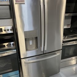 GE Stainless Steel ENERGYSTAR 25.7 Cu. Ft. Fingerprint Resistant French Door Refrigerator 