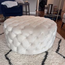 Tufted Ottoman… Moving Make Me An Offer!