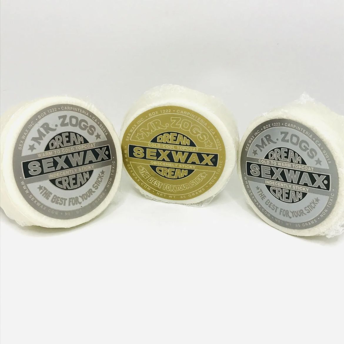 SEX WAX MR. ZOGS SEXWAX DREAM CREAM COCONUT Lot Of 10 Bars