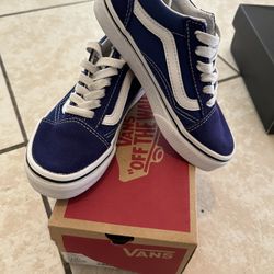Dodger Blue Vans Kids Size 13