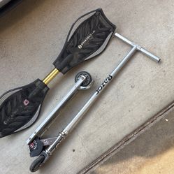 Ripstik And Razor Scooter