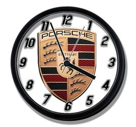 Porsche Logo Clock New