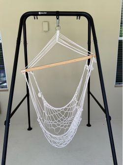 Hammock Swing with Stand and Little Tikes Attachment