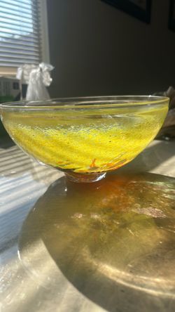 Kosta Boda Bertil Vallien “Satellite” Art Glass Bowl