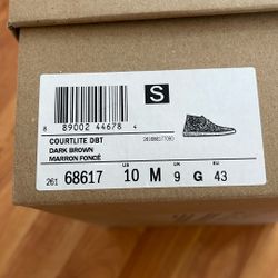 New In Box Clarks Original Courtlite Dbt Dark Brown  10 M S Item 68617