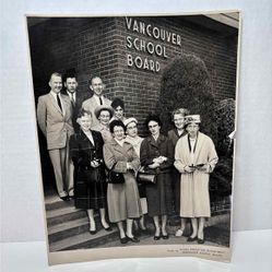 Vancouver School Board Historical Photo 1960 Visual Education Department 