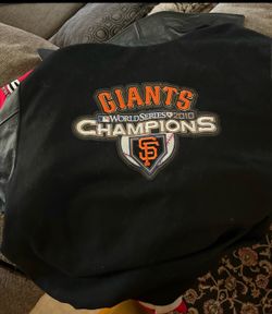 San Francisco Giants 2010 World Series Champions Leather Jacket XXL – New With Tags