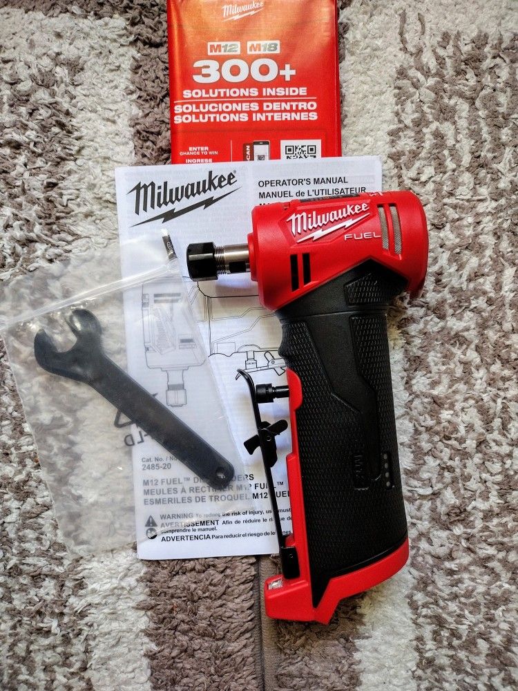 Milwaukee M12 Fuel Brushless Cordless Die Grinder. $160