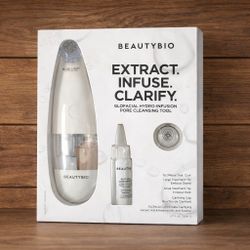 New In Box BeautyBio GloFacial Hydro-Infusion Pore Cleansing Tool