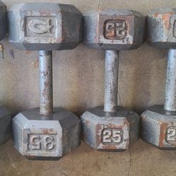 Dumbbells 35's 25's 20's All for $120, please do not ask to lower