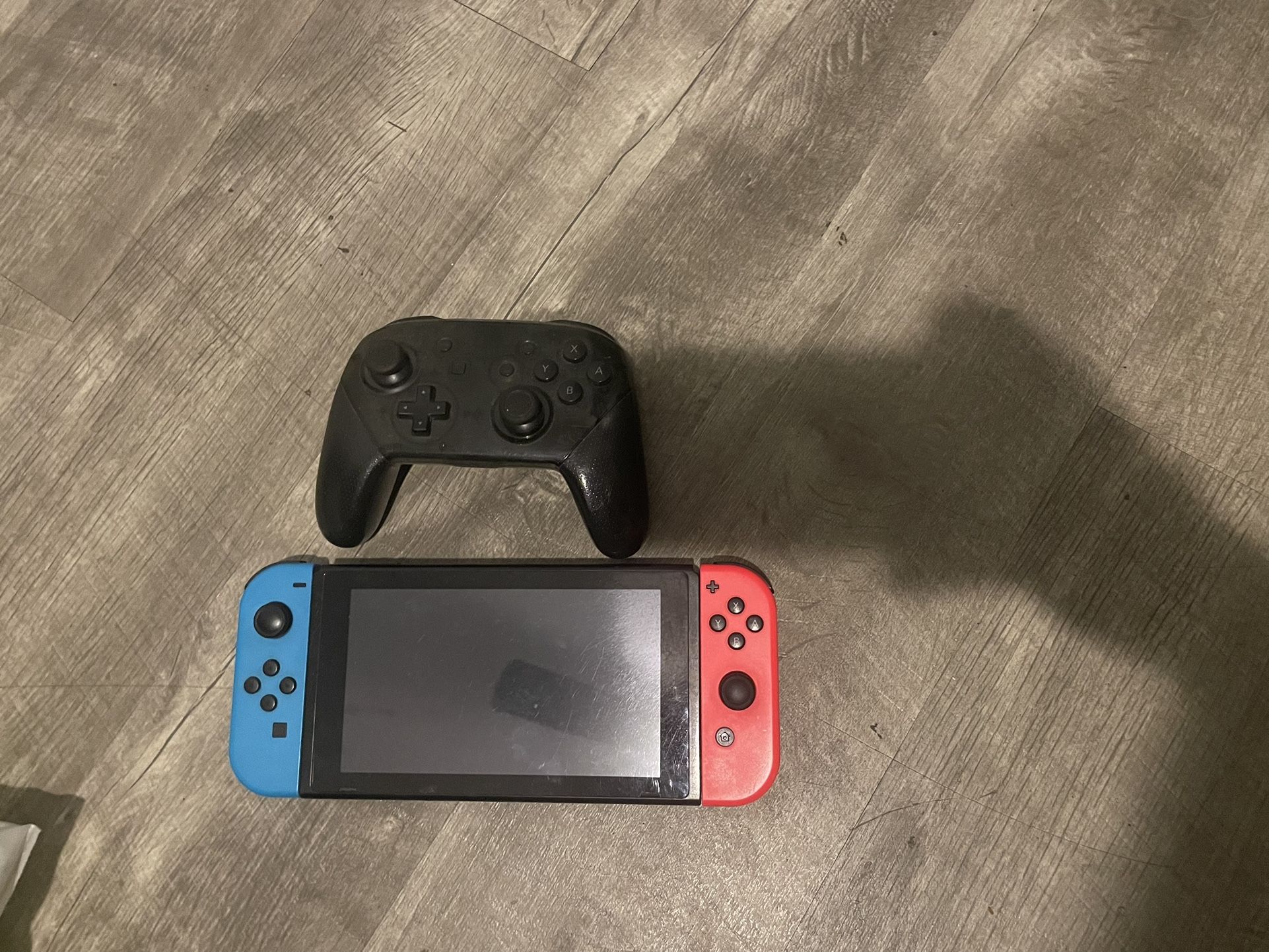 nintendo switch red & blue