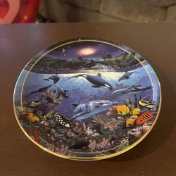 Title: Vintage Christian Riese Lassen "Rainbow Sea" Collector Plate 