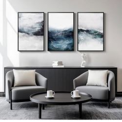 Framed Abstract $60. Original Price is Over $300