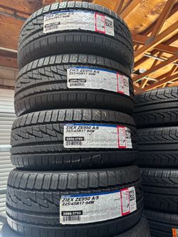 225/45R17 Falken New tires installed and balanced