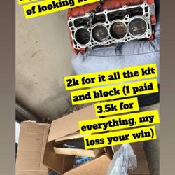 6.1 Hemi Block + Gaskets + Lifters 