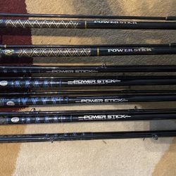 12 Ft Offshore Angler “powerstick” Rods ( 7 Of Them)