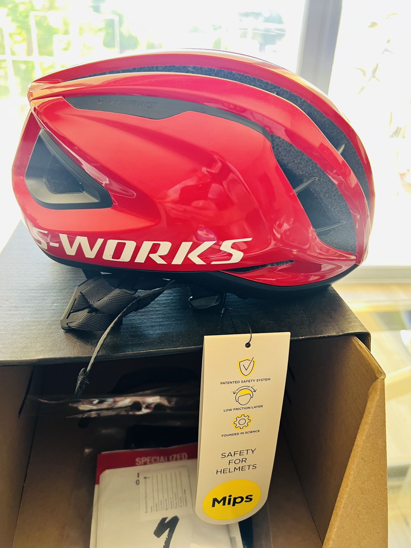 Specialized S-Works Prevail 3 Road Bicycle Helmet Red Medium 55-59cm