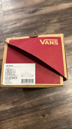 Vans Old Skool True White Size 10.5