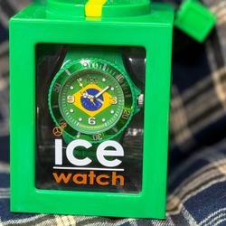 Ice Watch Brazil Edition Green Silicone Watch