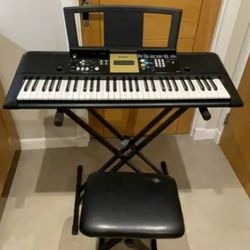 Yamaha Keyboard Piano With Stand And Bench Seat