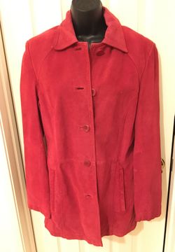 Genuine suede leather jacket