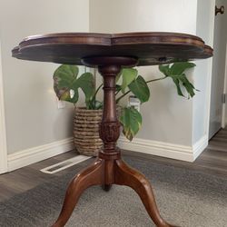 Antique Wood Side Table