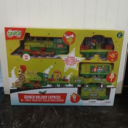 Grinch Holiday Express 36 Piece Train Set New