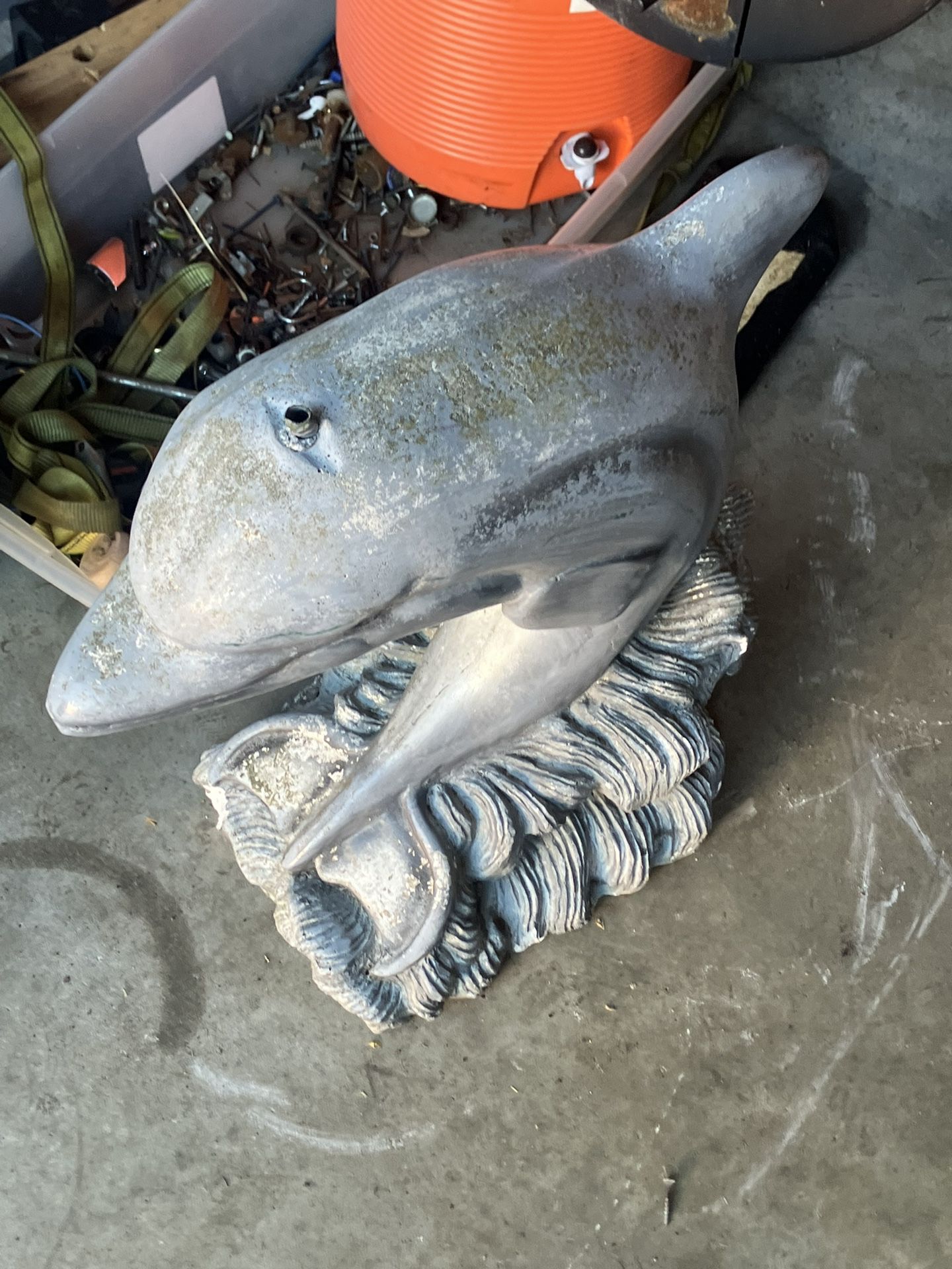 Solid Dolphin Statue Fountain $400.00