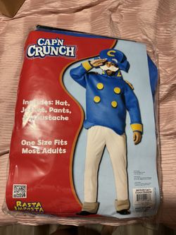 BRAND NEW NEVER WORN ADULT CAP’N CRUNCH Costume $40FIRM