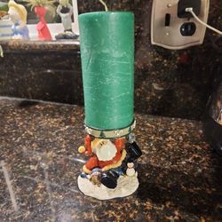 Crazy Mountain SANTA CANDLE HOLDER