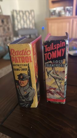 1939 Tailspin Tommy & Radio Patrol books.