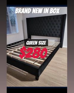 Brand new Queen bed frame only / mattress sold separately