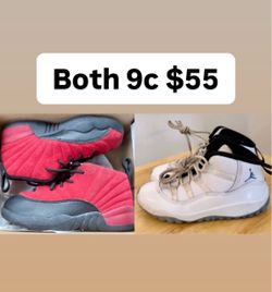 Jordan’s both size 9c for $55