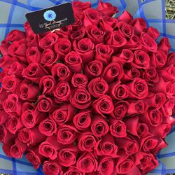 100 Red Rose Bouquet 