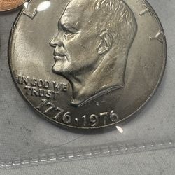 1976 -D Bi-Centenial Eisenhower Dollar Coin (BU)