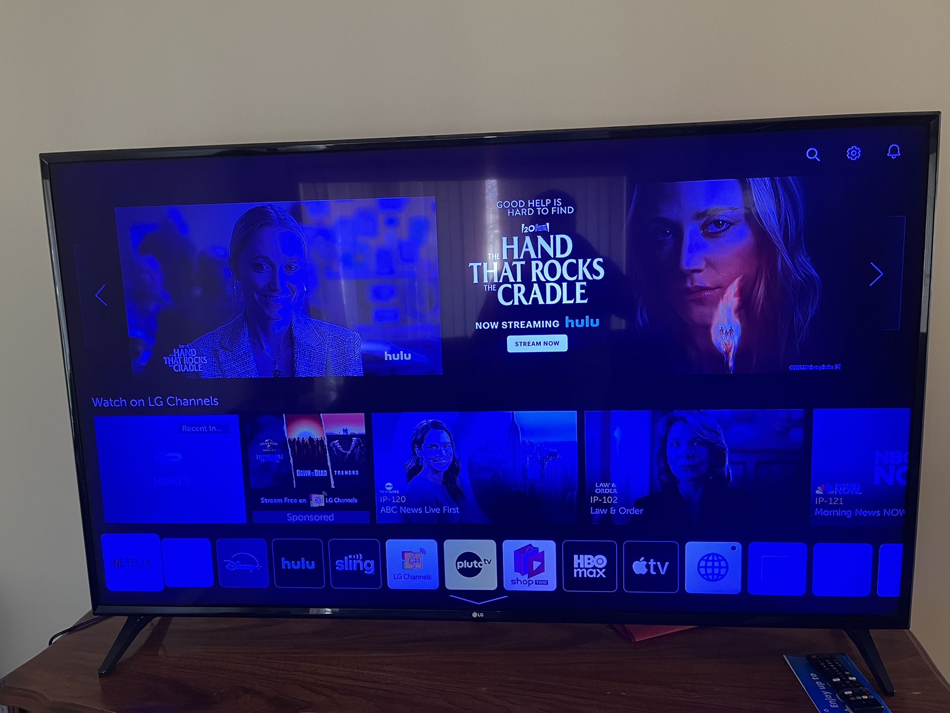 LG 65 Inch Smart 4K TV