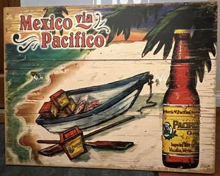 Pacifico Wood Picture