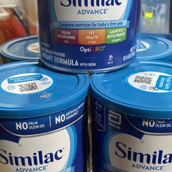 BLUE SIMILAC  ADVANCE  BABY FORMULA