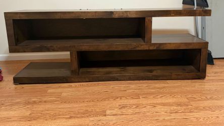 Solid wood entertainment center