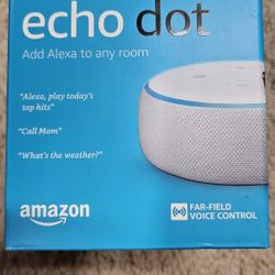 Amazon Echo Dot (3rd Generation) Smart Speaker with Alexa 