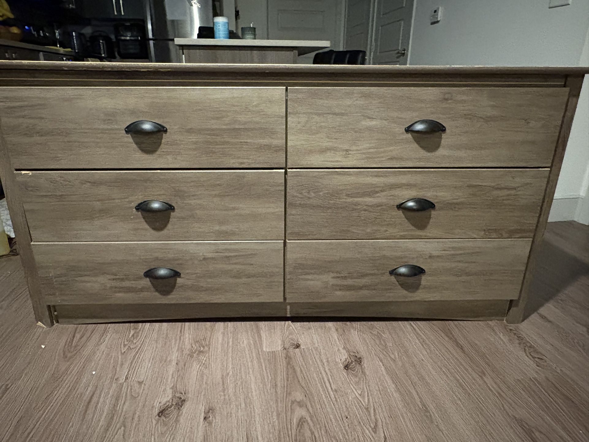 Salt Spring Drifted Gray 6-Drawer Dresser