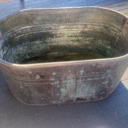 Antique All brass washed  Tube