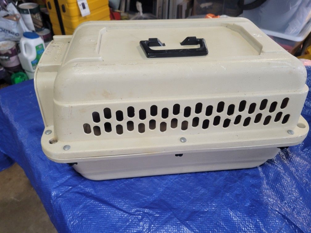 Used Cat Or Dog Carry On, Beige Color