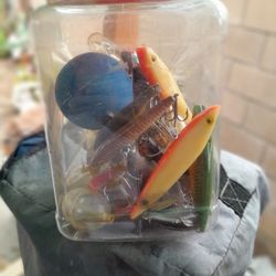 Vintage Fishing Lure Lot 1960s Lures