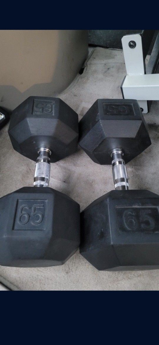 65lbs Dumbells Weights