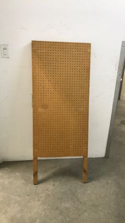 Peg board display