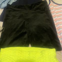 Black Velvet Bike Shorts